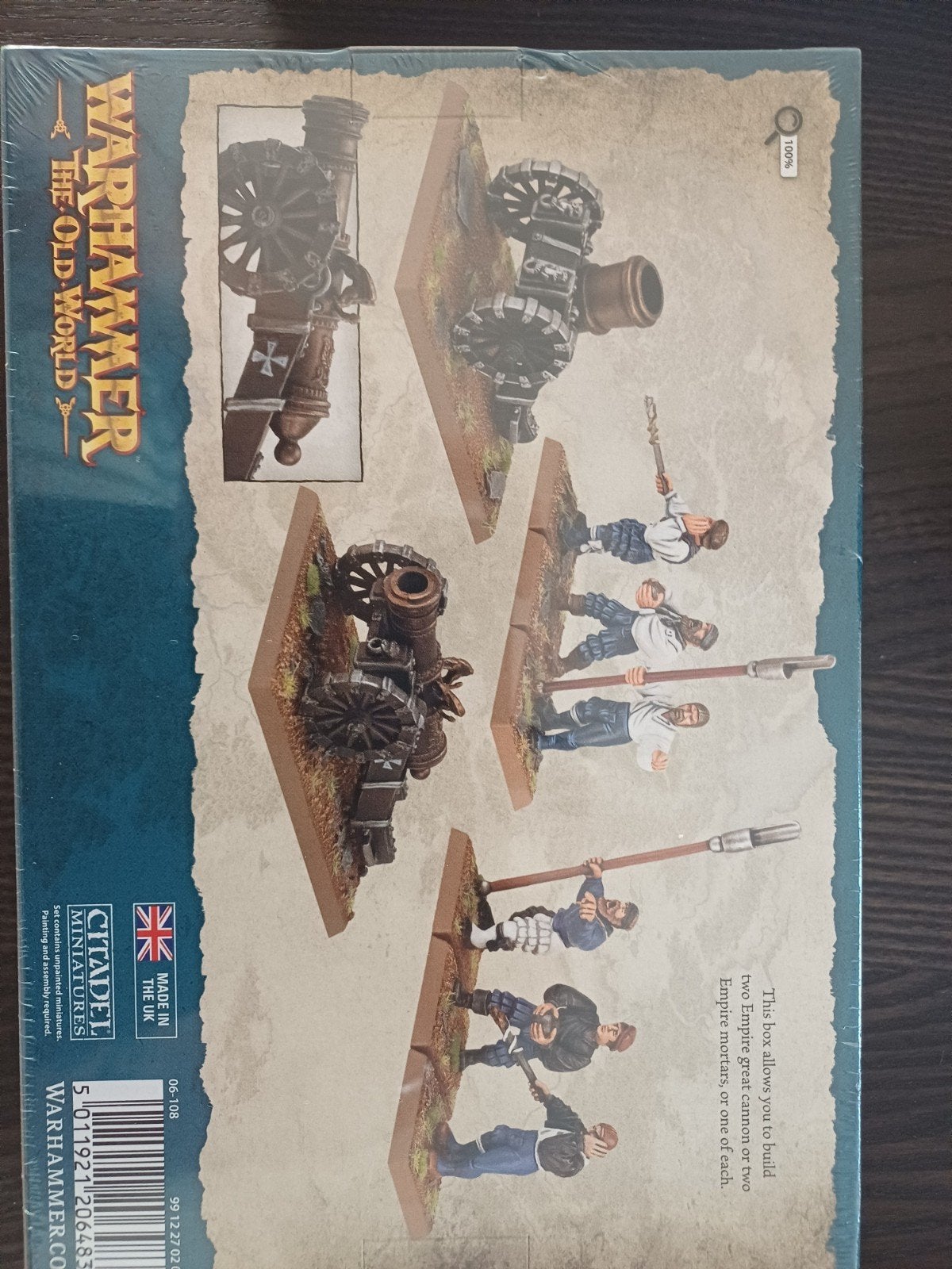 warhammer old world empire cannon & mortar, new in box, Ophalen of Verzenden, Nieuw, Warhammer