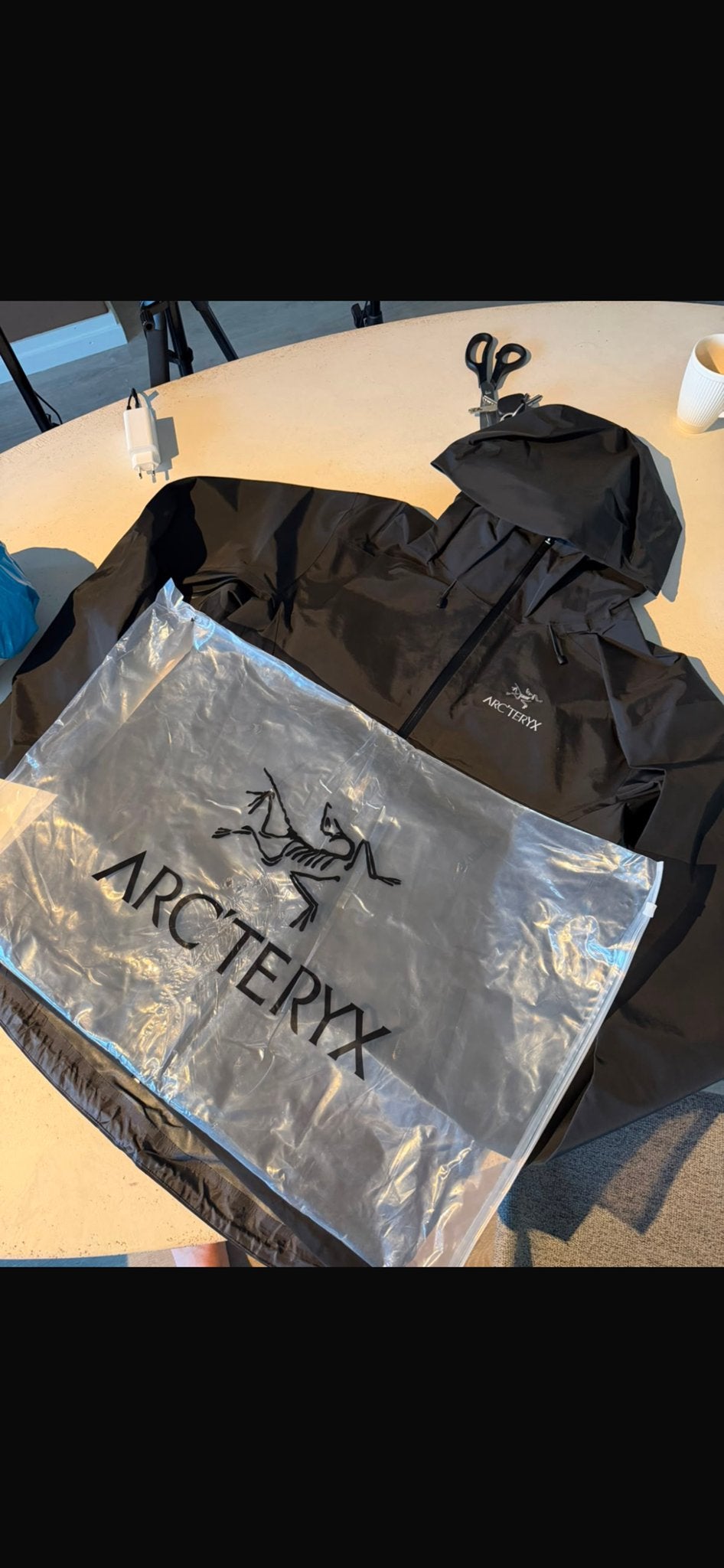 Arc’teryx zwarte jas – maat XL, Ophalen of Verzenden, Nieuw, Maat 56/58 (XL), Zwart