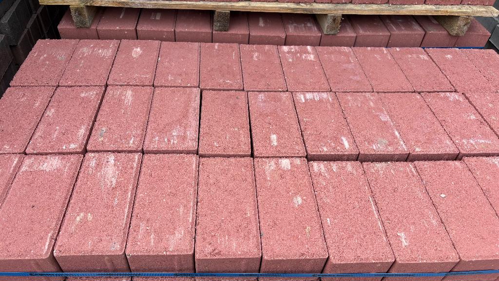 BKK Rood 8 cm 98 m2, Tuin en Terras, Klinkers, Nieuw, Ophalen of Verzenden, 10 m² of meer