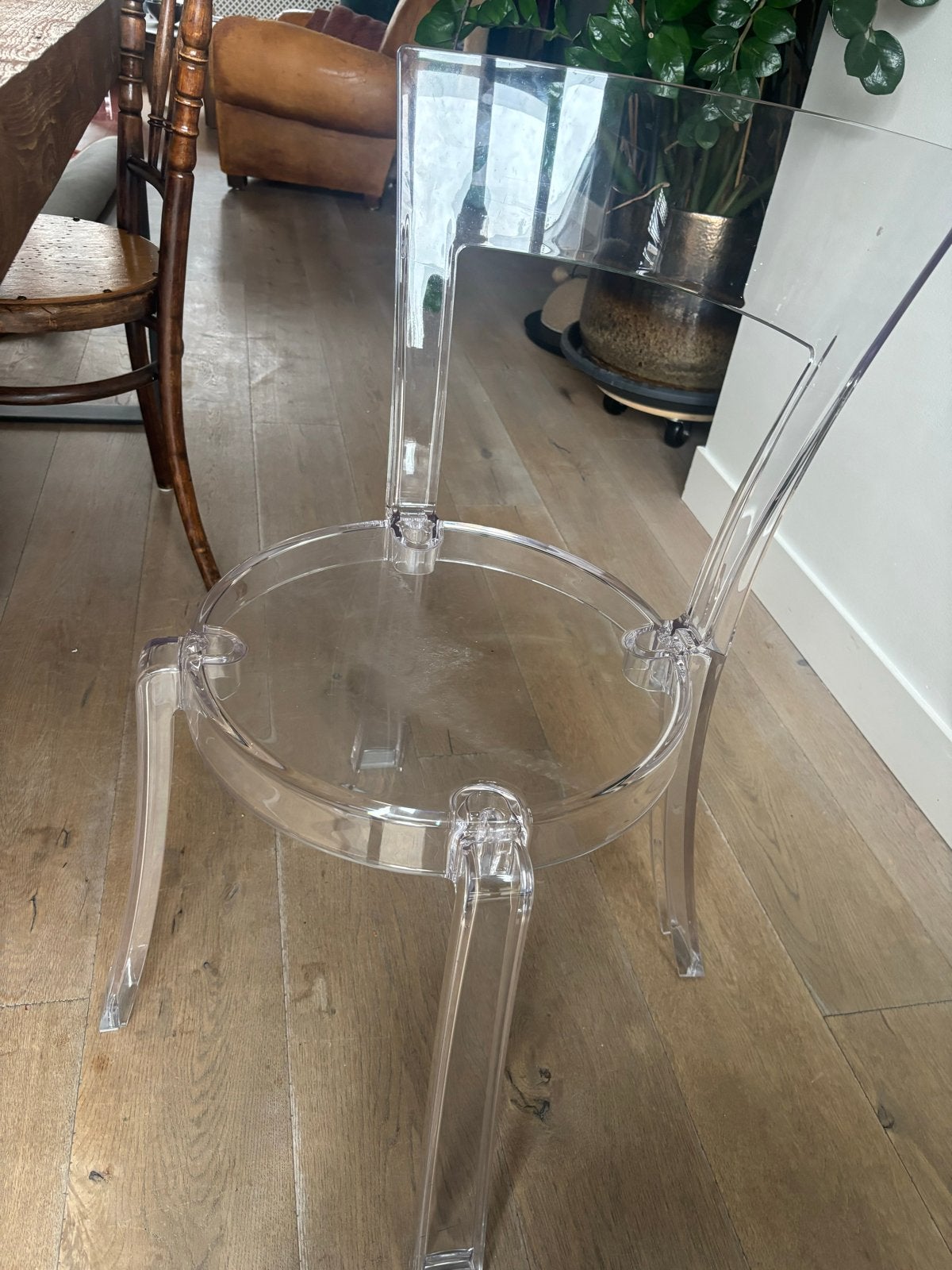Ikea Transparante stoel - Zo goed als nieuw, Ophalen, Kunststof, Overige kleuren, Zo goed als nieuw
