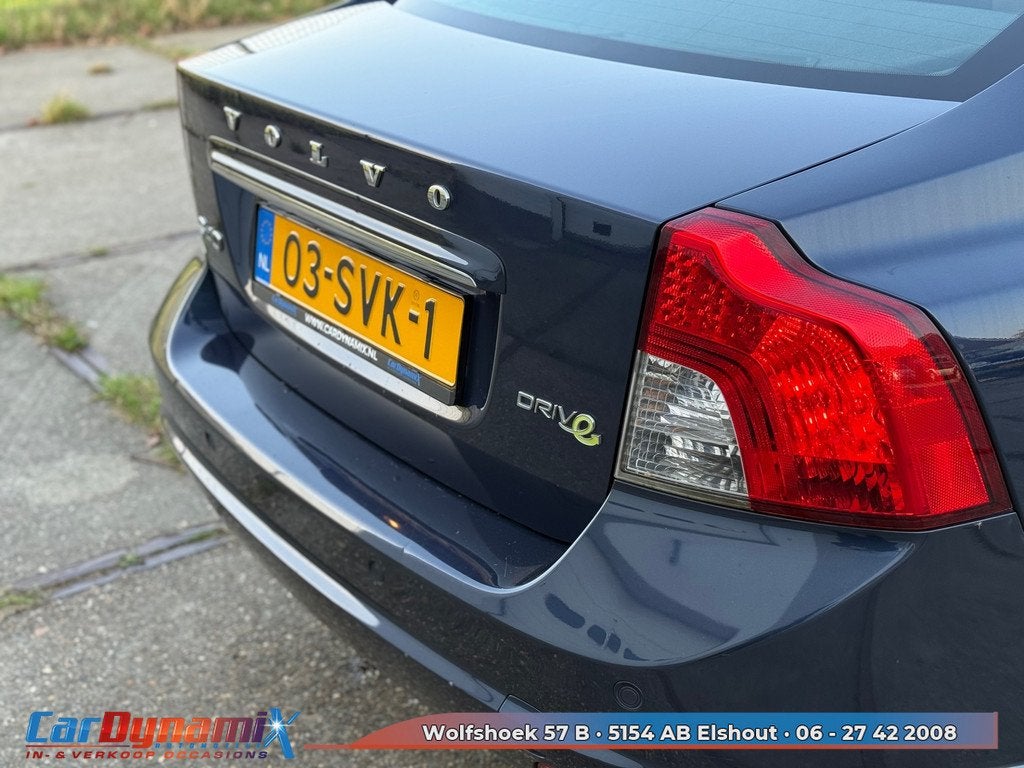 Volvo S40 1.6 D2 S/S Limited Edition | Navi | Stoelvw | Leer, Auto's, Volvo, Voorwielaandrijving, Euro 5, 4 cilinders, Blauw
