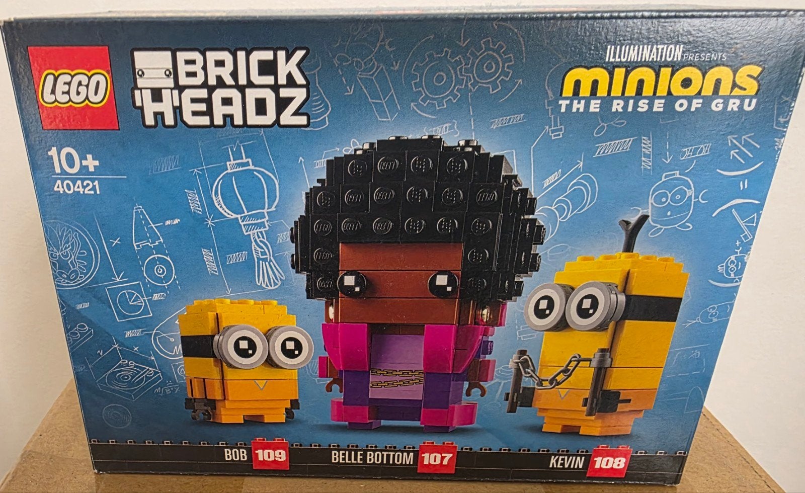 Lego 40421 Belle Bottom, Kevin & Bob. Lees info!, BrickHeadz, Lego, Ophalen of Verzenden, Zo goed als nieuw