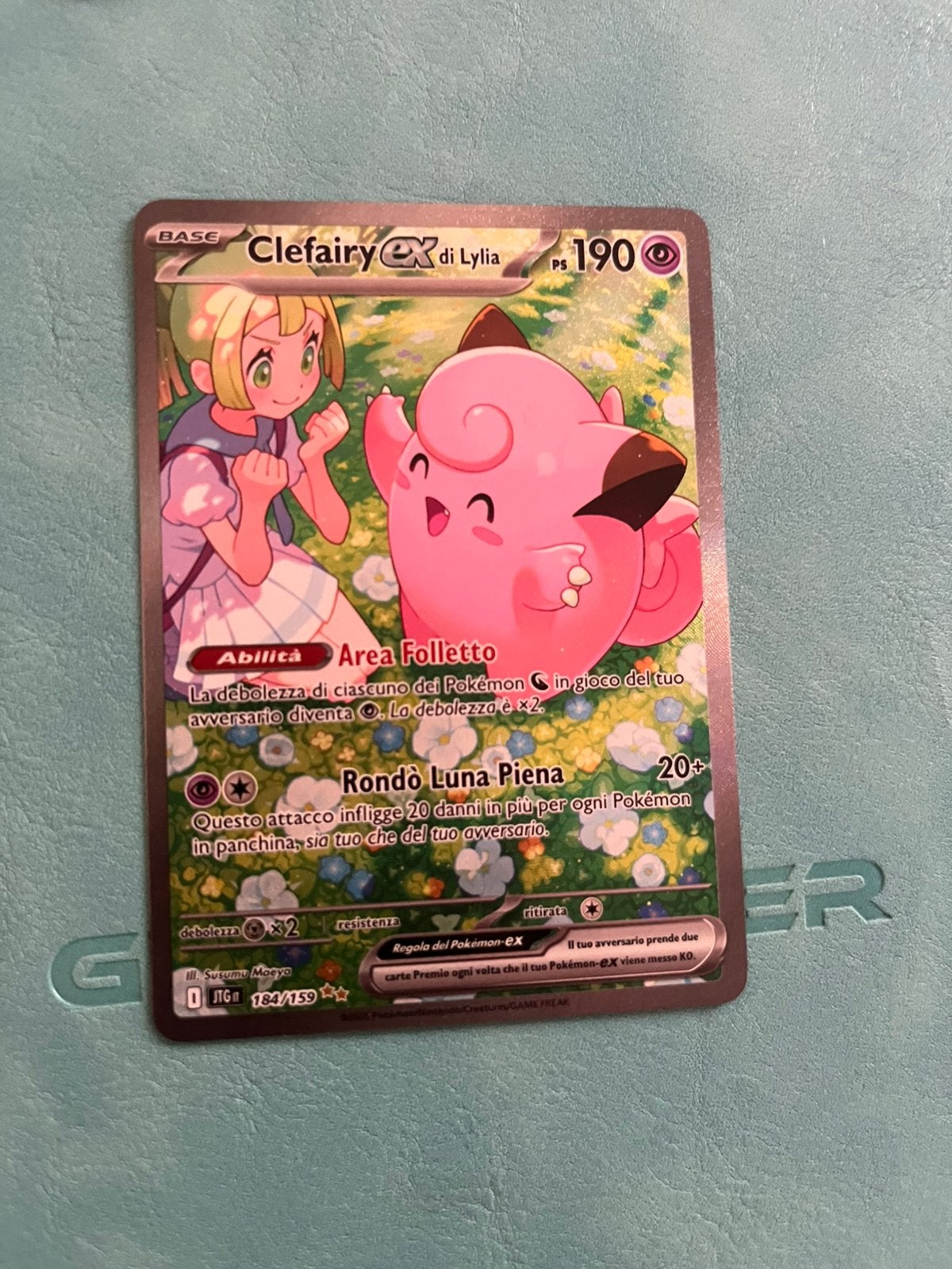 Clefairy EX di lylia, Hobby en Vrije tijd, Verzamelkaartspellen | Pokémon, Ophalen of Verzenden, Zo goed als nieuw