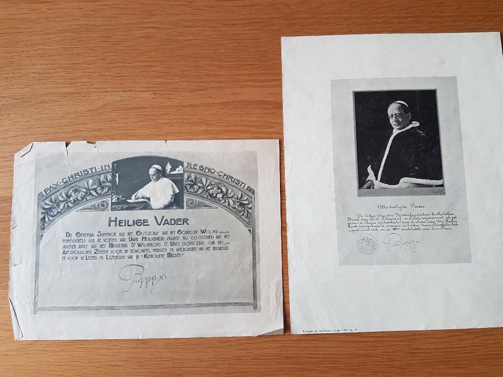 paus pius XI, Ophalen of Verzenden, Gebruikt, Kaart of Prent, Christendom | Katholiek