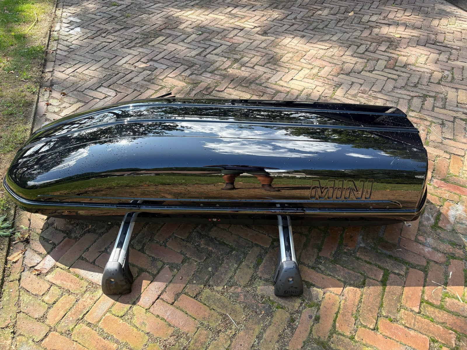 Mini Dakkoffer met Dakdragers - Zwart, Ophalen, Gebruikt