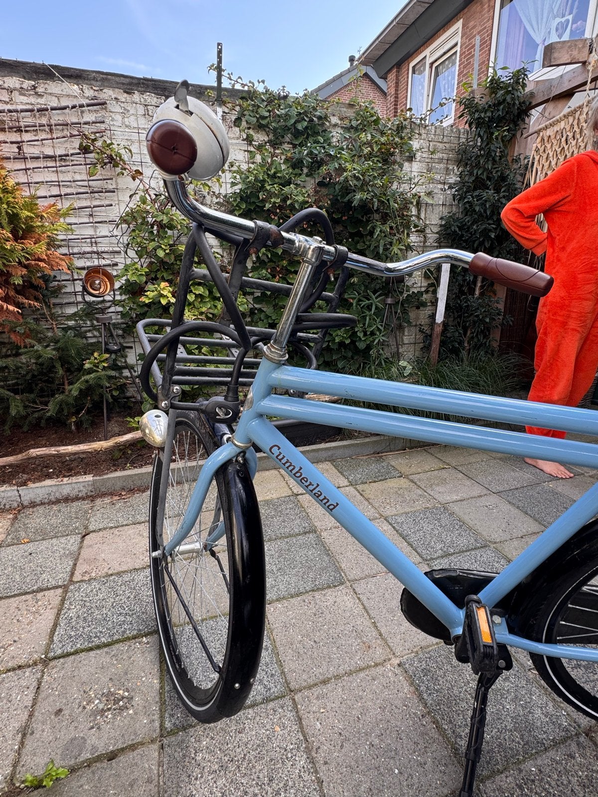 Cumberland Edge fiets - Lichtblauw met Voordrager, Terugtraprem, Zo goed als nieuw, 50 tot 53 cm, Ophalen