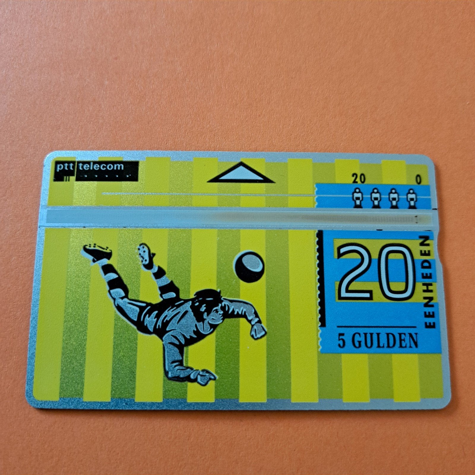 PTT Telecom telefoonkaart KNVB voetbal 20 eenheden, Ophalen of Verzenden, Nederland
