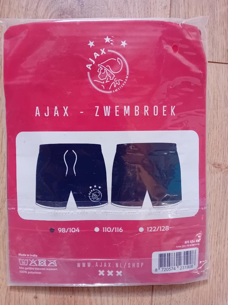 AJAX sport/zwembroek maat 98/104, NIEUW!, Ophalen of Verzenden, Nieuw, Ajax, Overige typen
