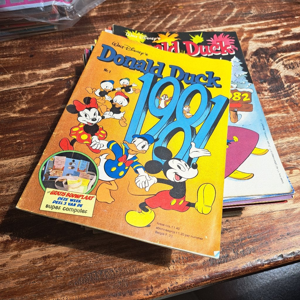 Donald Duck jaargang 1981 compleet, Gelezen, Complete serie of reeks, Ophalen of Verzenden, Donald Duck