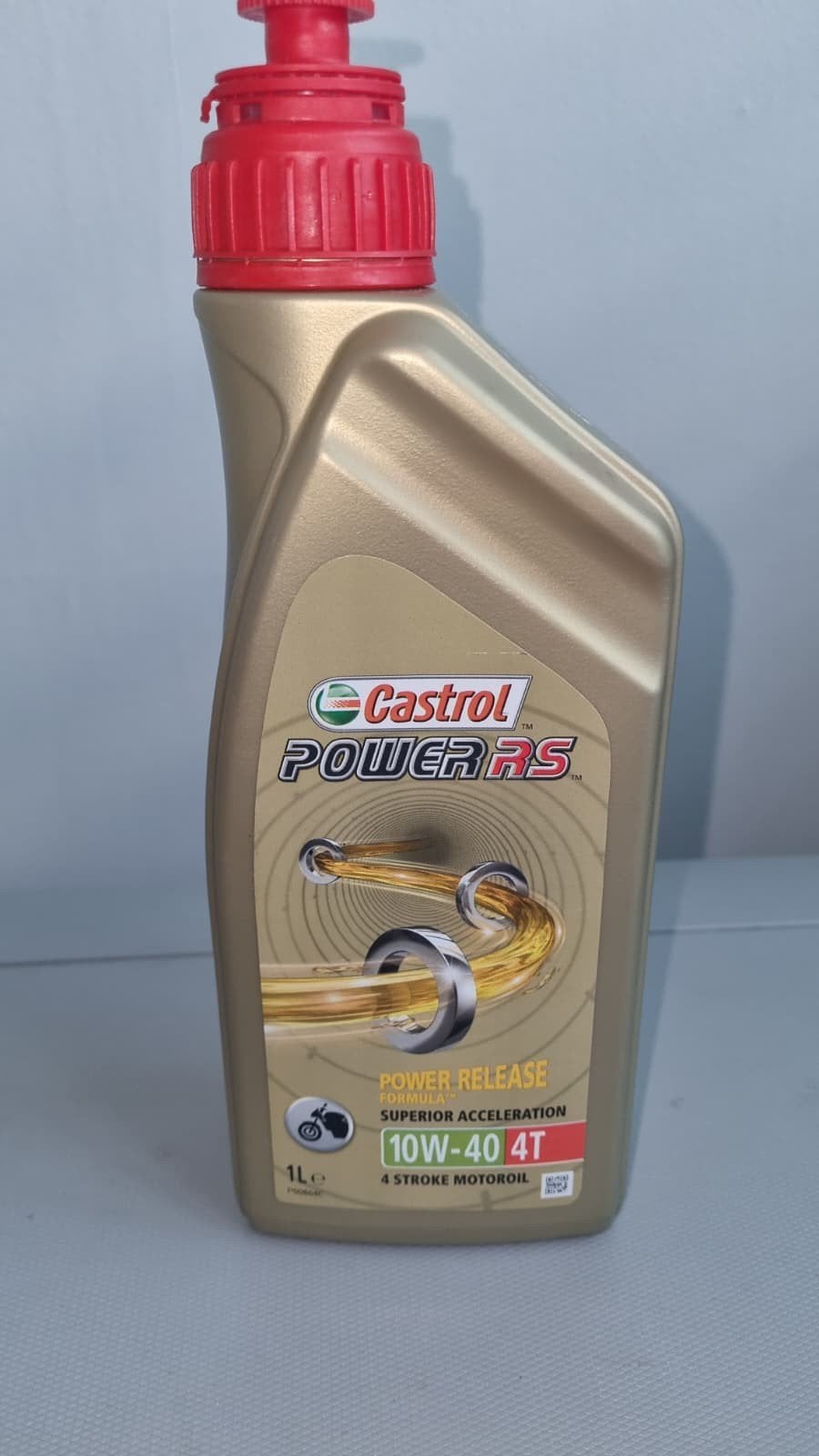 Castrol power rs 10w40 4t olie 5 flessen, Ophalen of Verzenden