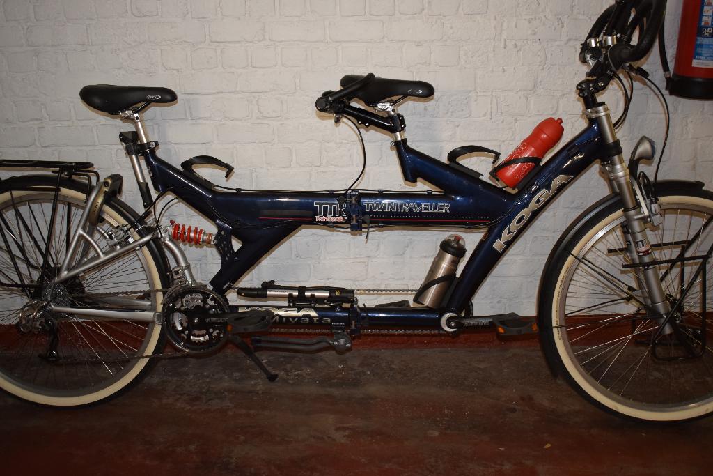 Vouwtandem koga miyata twin traveller, Fietsen en Brommers, Fietsen | Tandems, Opvouwbaar, Zo goed als nieuw, 55 cm of meer, Koga