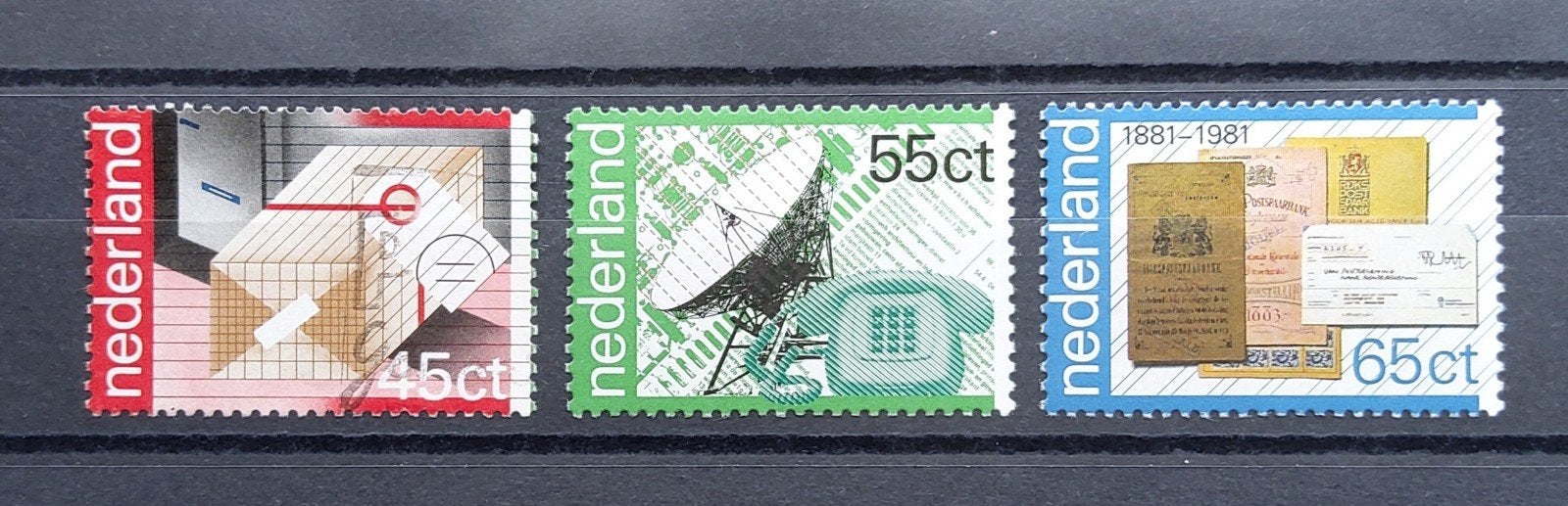 100 jaar PTT -Diensten 1981, Postzegels en Munten, Postzegels | Nederland, Ophalen of Verzenden, Na 1940, Postfris