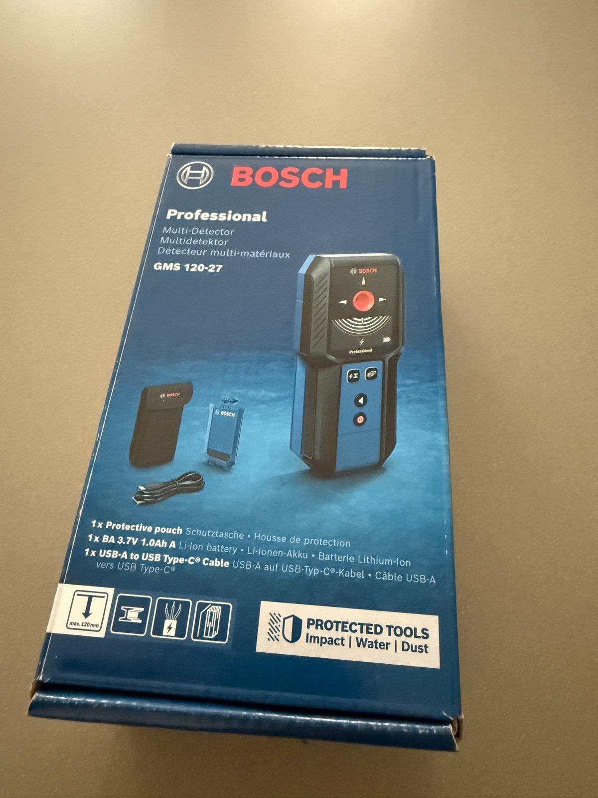 Bosch GMS 120-27 Multidetector - Z.G.A.N., Ophalen of Verzenden, Zo goed als nieuw, Overige meters
