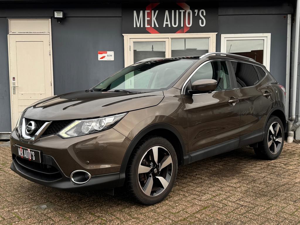 Nissan Qashqai 1.2 Connect Edition|Pano|Navi|Cruise|Camera, Auto's, Nissan, Voorwielaandrijving, Euro 5, Stof, Gebruikt