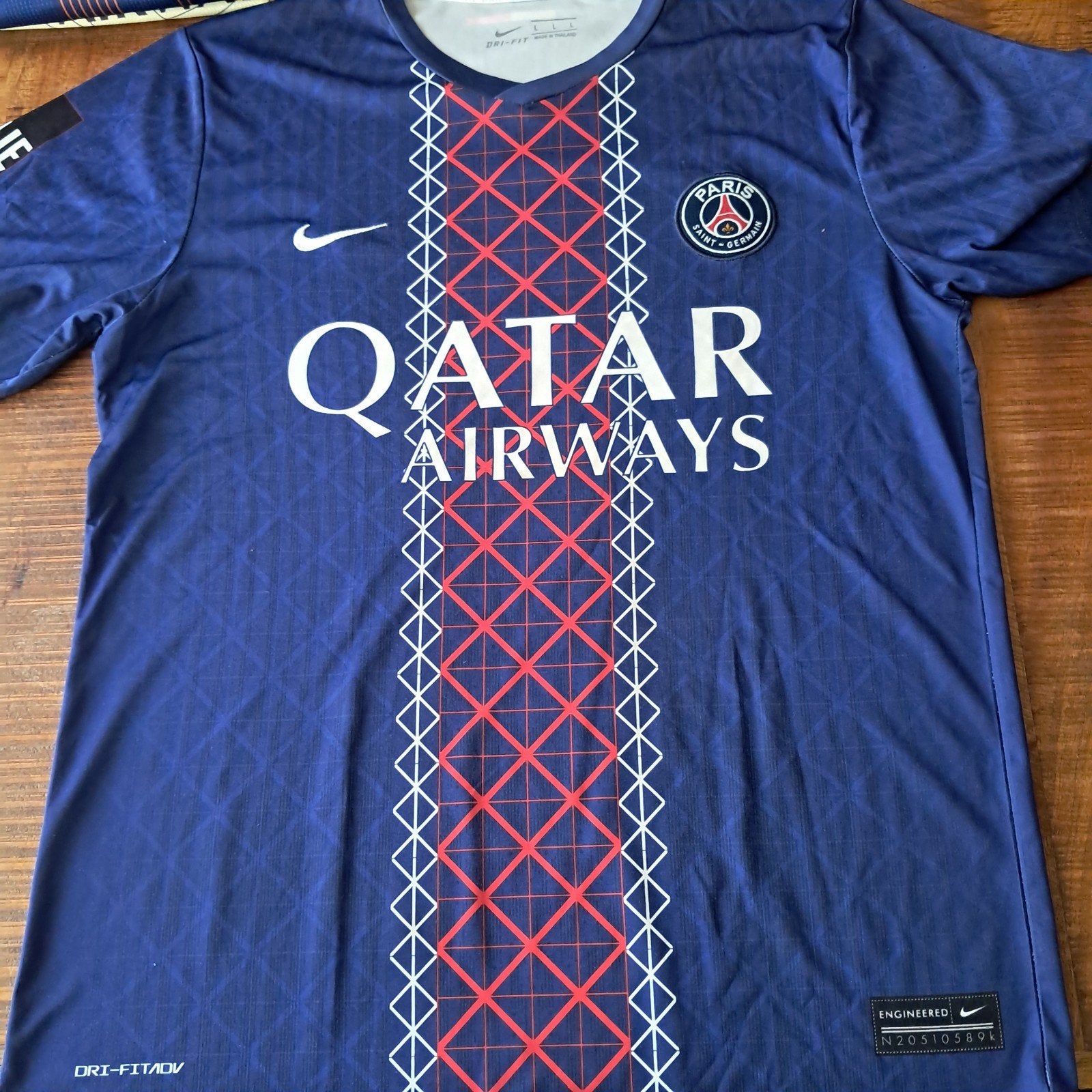 PSG voetbalshirt Kvaratskhelia 7 - Maat L, Maat L, Ophalen of Verzenden, Zo goed als nieuw, Shirt