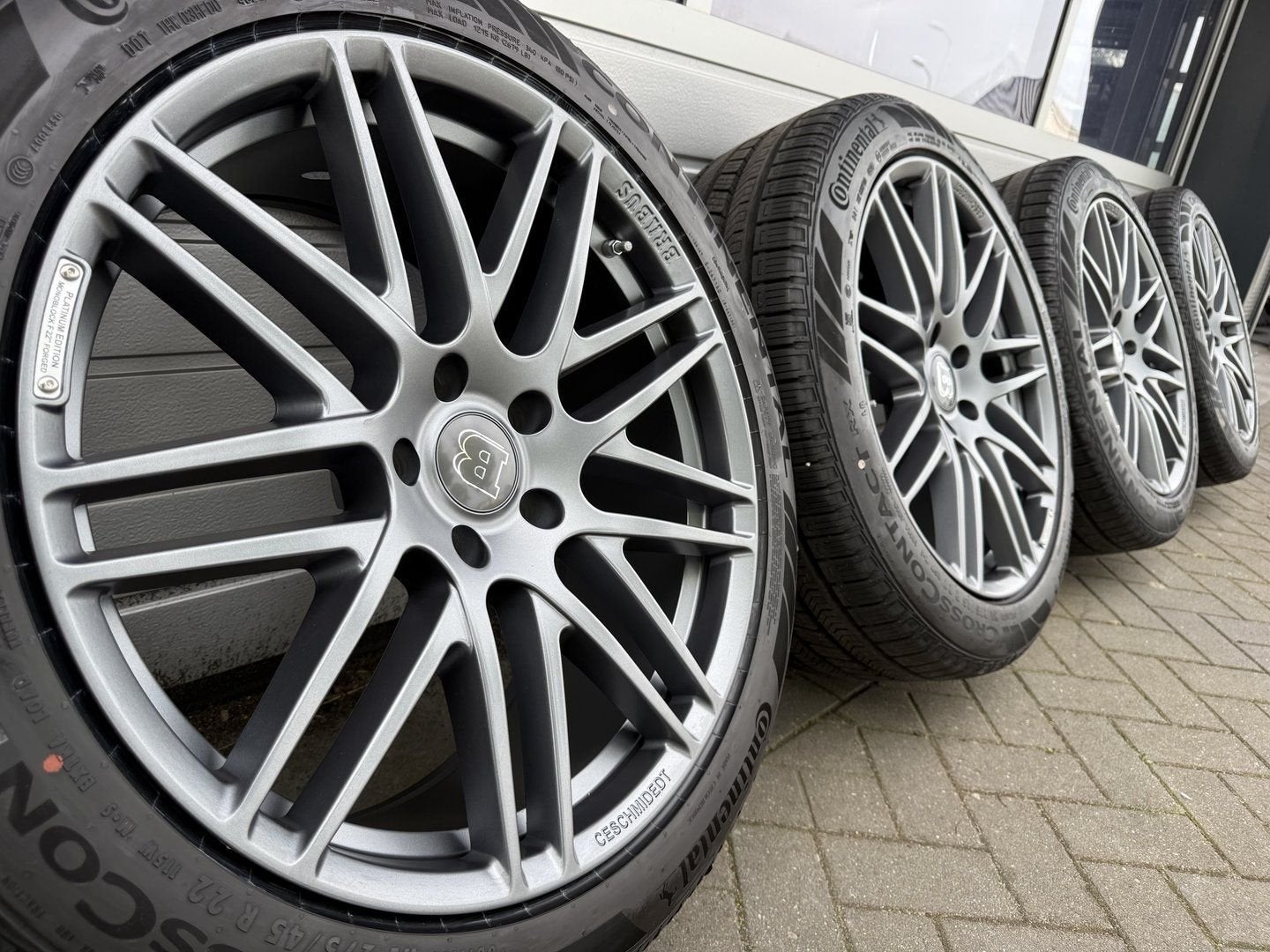 22 " Mercedes G Klasse Brabus G500 G55 G63 W463 W464 velgen, -, 275 mm, -, Banden en Velgen