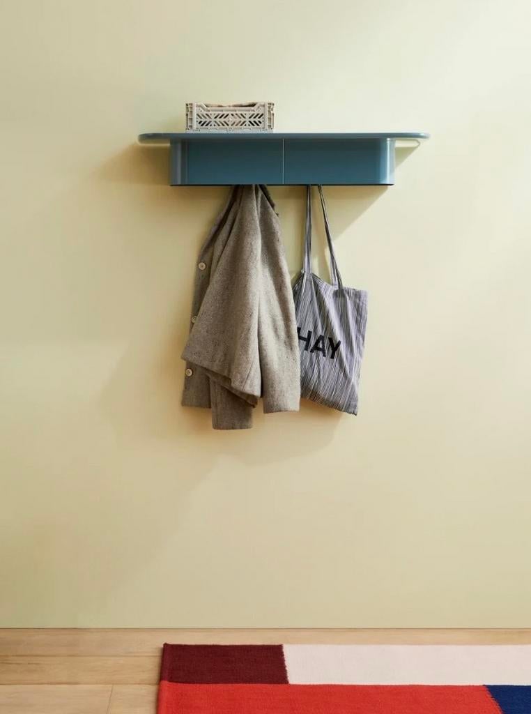 Hay Korpus plank + kapstok L 7 haken- Sea | NIEUW!, Huis en Inrichting, Woonaccessoires | Kapstokken, Wandkapstok, Nieuw, Ophalen of Verzenden