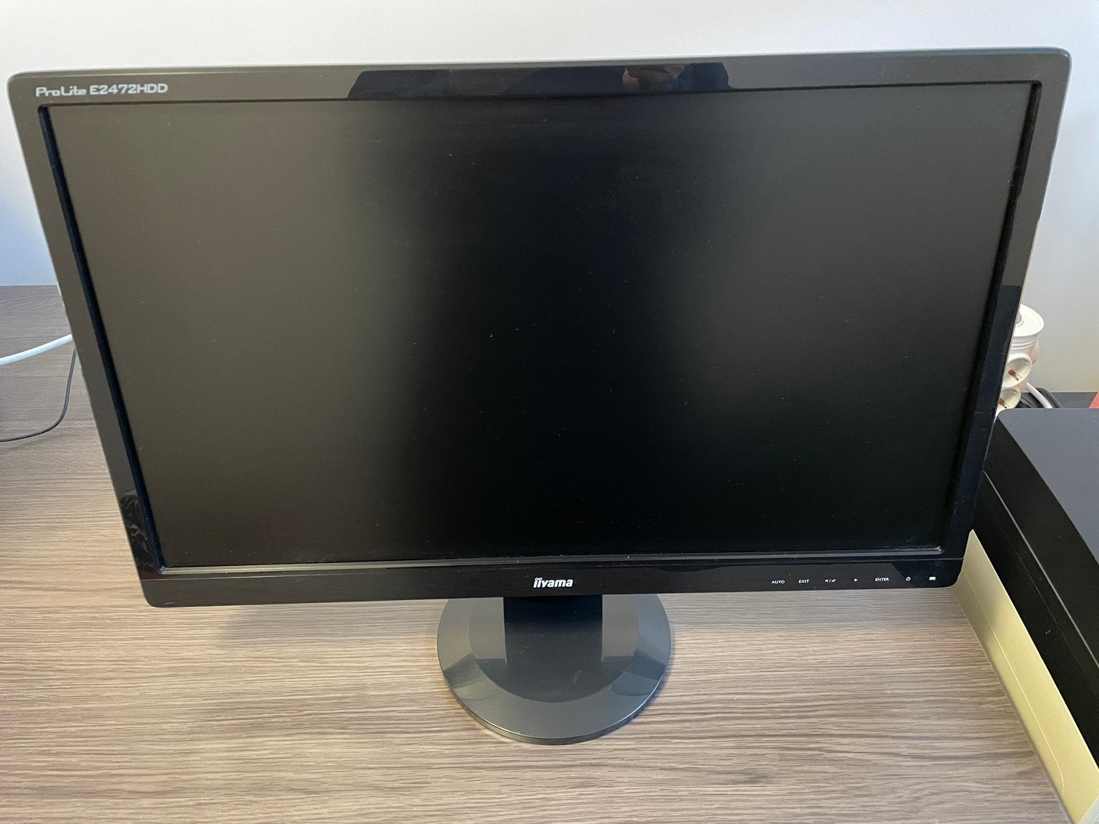 Iiyama ProLite E2472HDD computerscherm, Gebruikt, Full HD, Ophalen of Verzenden, DVI