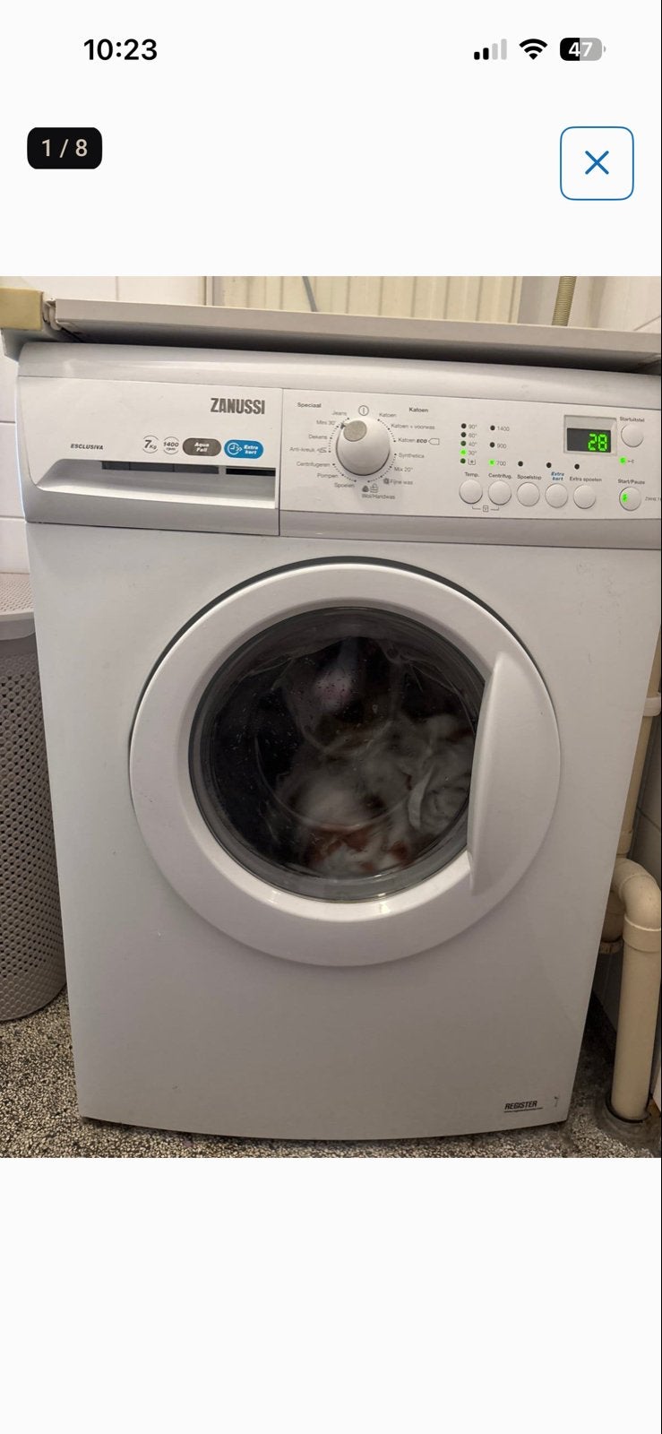 Wasmachine 7kg - zuinig  Direct Ophalen!, Witgoed en Apparatuur, Ophalen, Gebruikt, 85 tot 90 cm, 1200 tot 1600 toeren