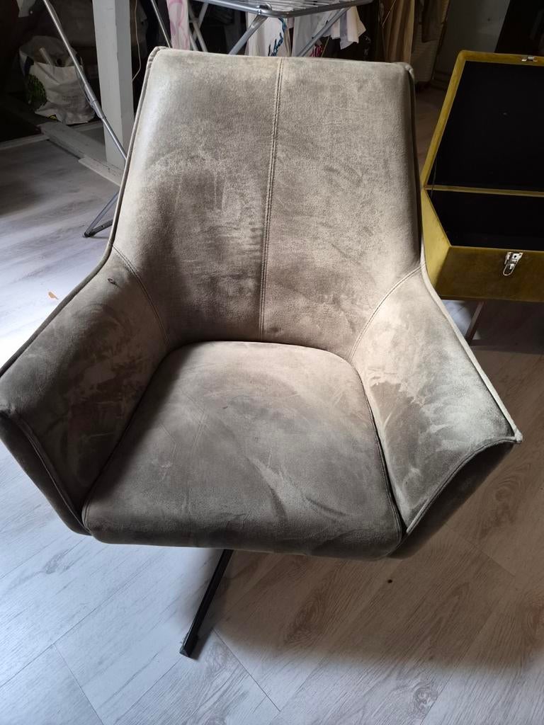 Stoel, Huis en Inrichting, Fauteuils, Ophalen, Gebruikt, 75 tot 100 cm, Stof