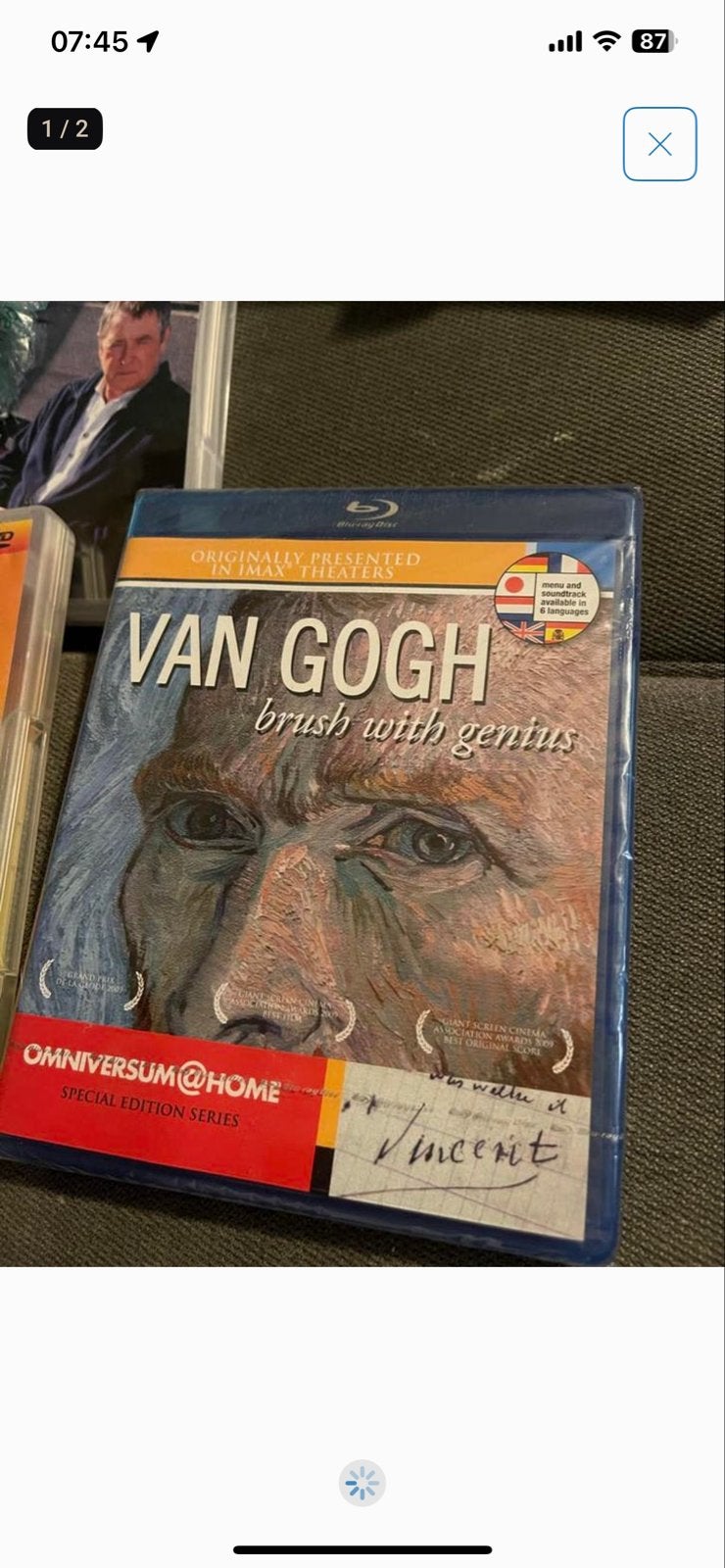 Van Gogh: Brush with Genius Blu-ray (Omniversum@Home), Ophalen of Verzenden, Zo goed als nieuw, Documentaire en Educatief