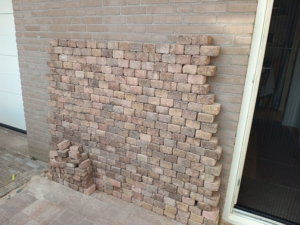GRATIS afhalen, Tuin en Terras, Tegels en Klinkers, Ophalen, Gebruikt, Klinkers, Minder dan 5 m²