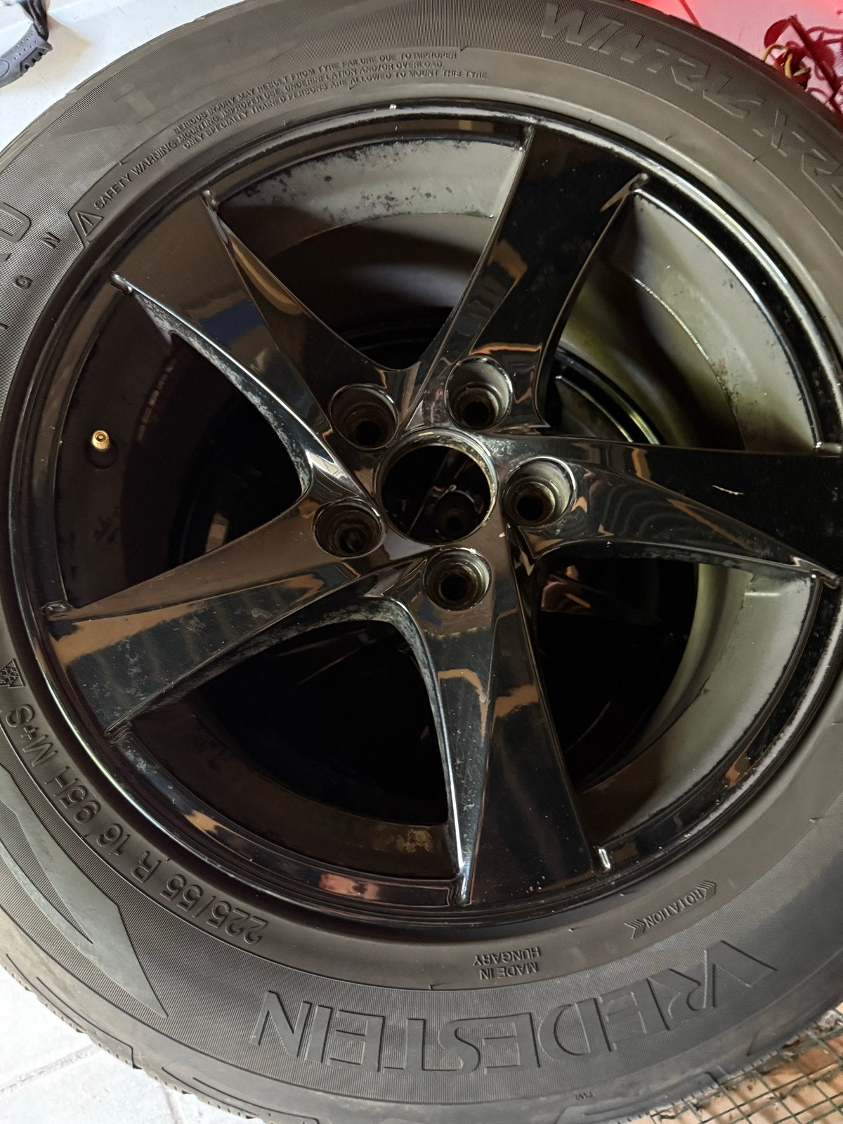 Volvo V60 2013-2018 velgen 225/55 R16. Erg mooi., Auto-onderdelen, Banden en Velgen, Ophalen, Gebruikt, 16 inch, Banden en Velgen