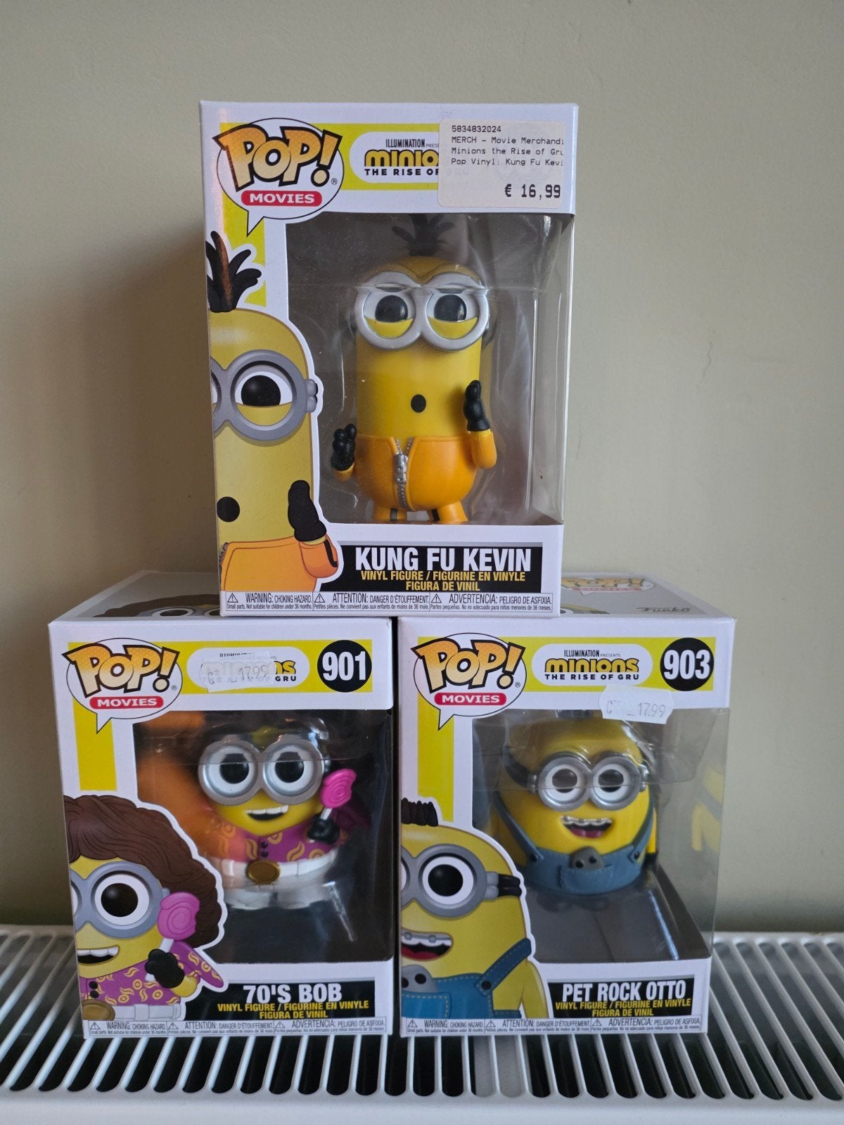 Funko Pop! Minions: The Rise of Gru - 4-delige set, Ophalen, Nieuw