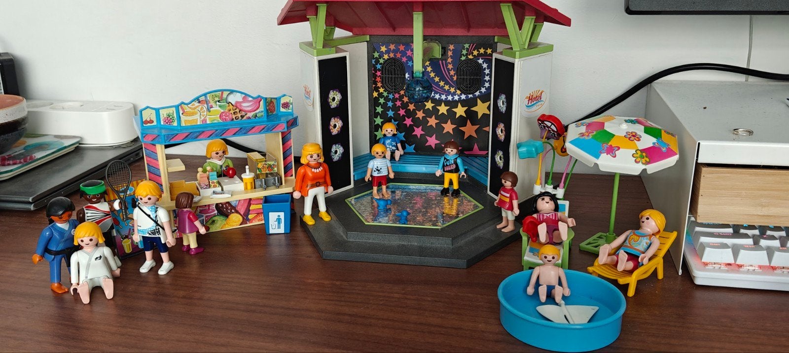 Playmobil set: Disco, ijscokraam en meer (niet compleet), Ophalen of Verzenden, Gebruikt
