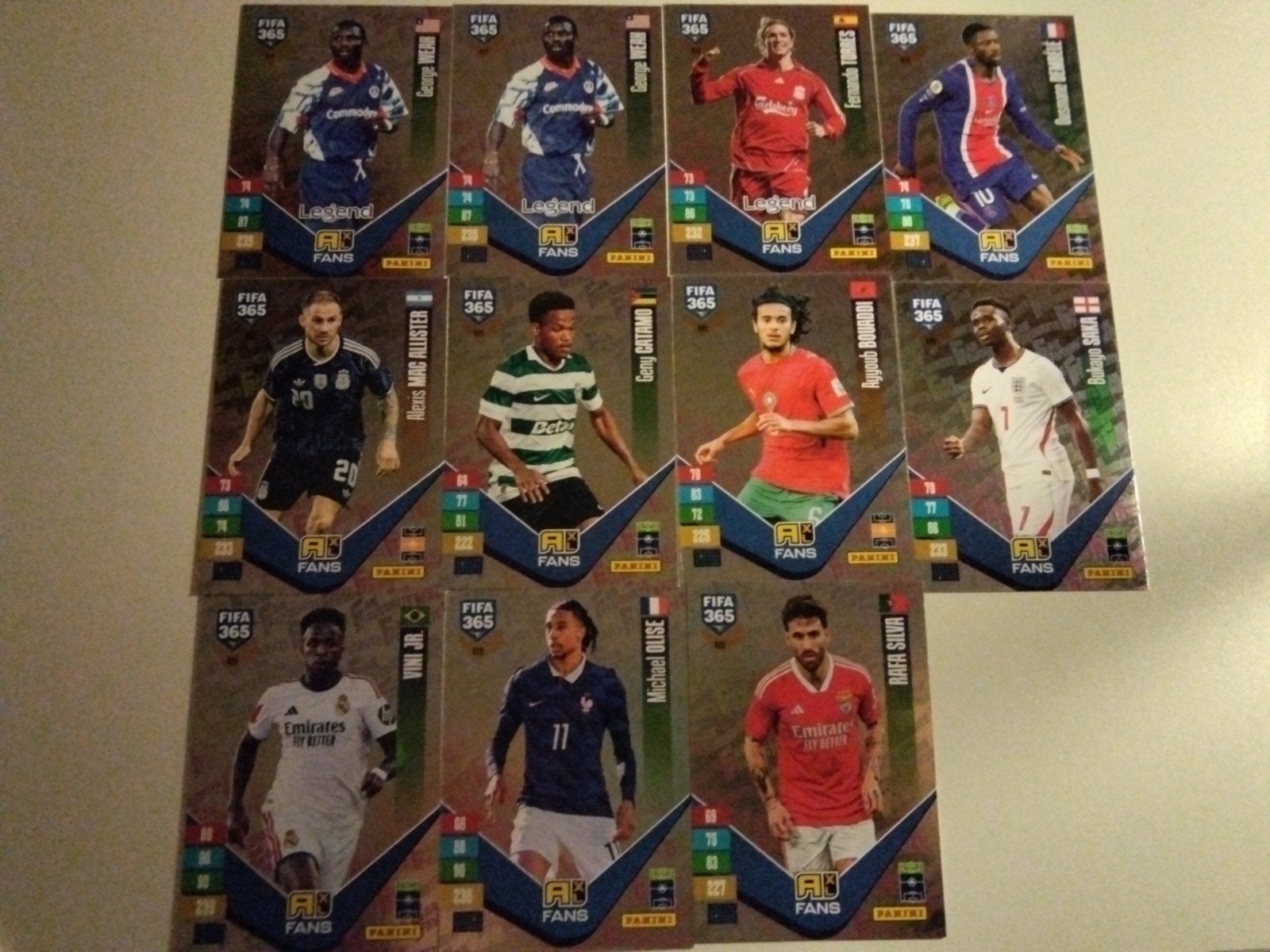 FIFA 365 Panini Voetbal Spelerskaarten - Diverse Spelers, Ophalen of Verzenden, Zo goed als nieuw, Buitenlandse clubs, Spelerskaart
