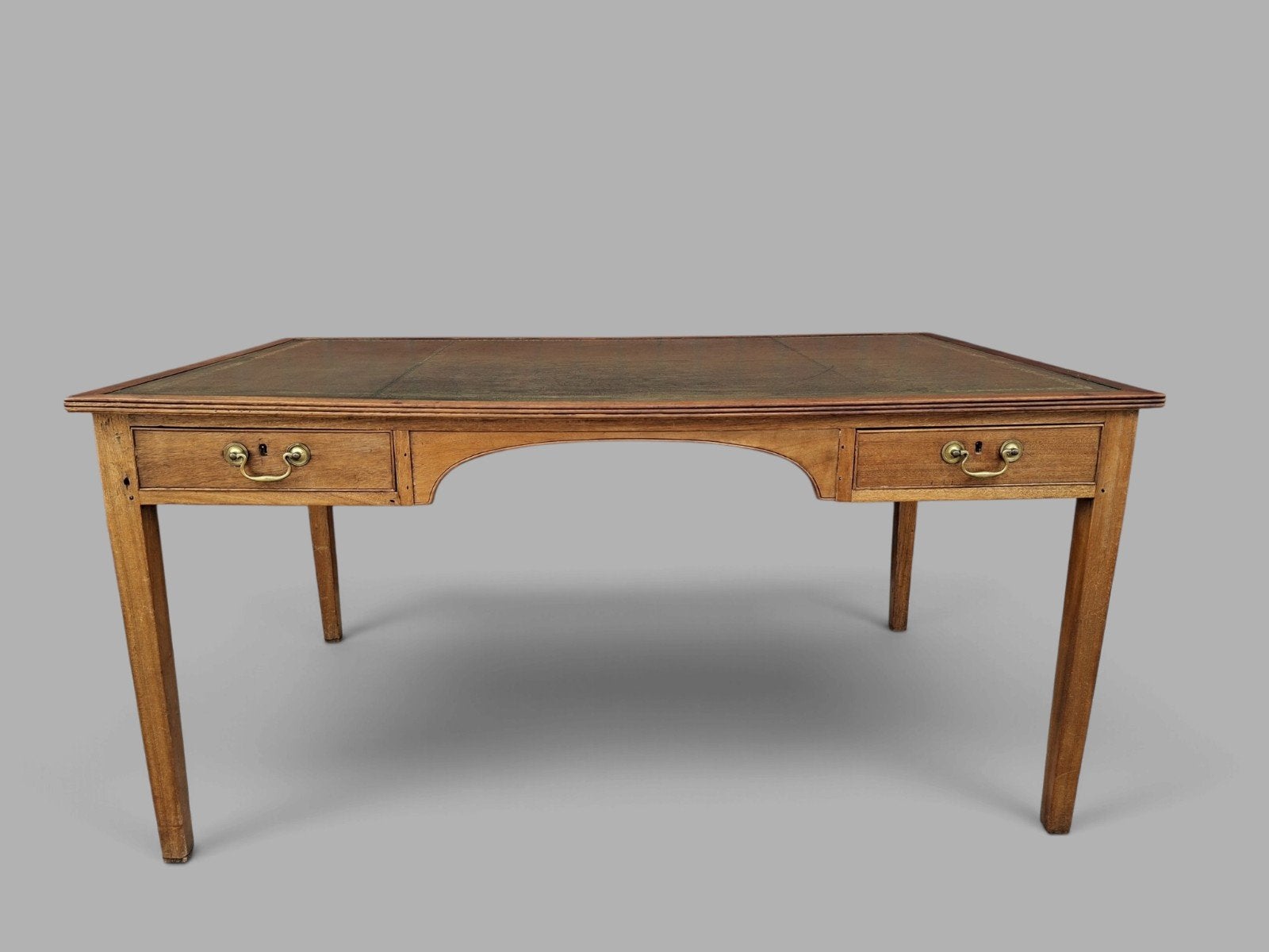 Antieke klassieke schrijftafel bureau desk lichte leeftijdsg, Ophalen of Verzenden