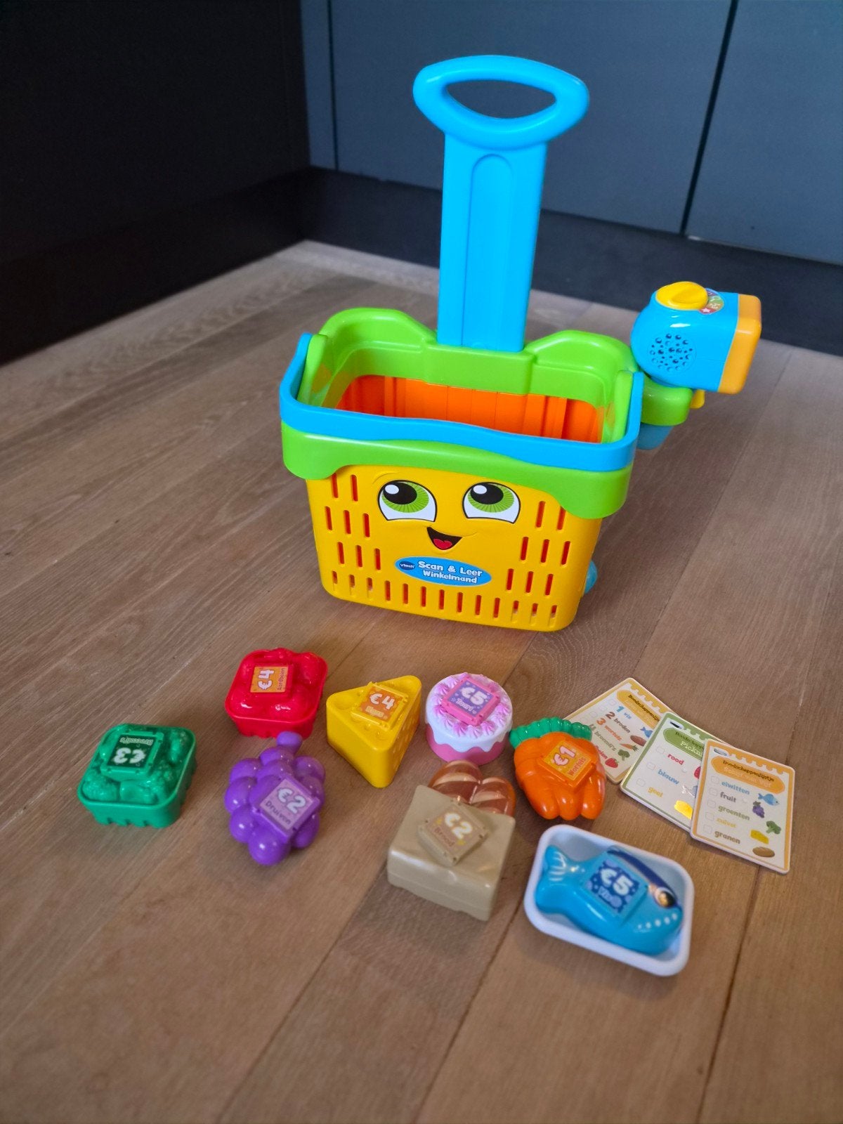 vtech scan en leer (winkelmandje), Ophalen
