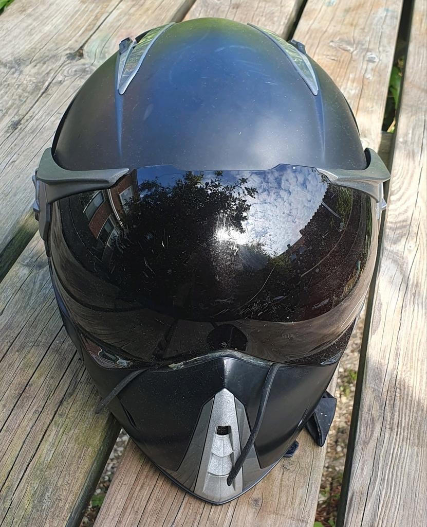 Airoh J106 Pilotenhelm Maat S - Donker Vizier (Onderdelen), Overige merken, Heren, Jethelm, Ophalen of Verzenden