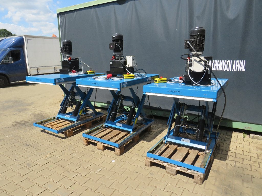 hymo schaarheftafel heftafel heftafels 2000kg, Ophalen, 70 tot 120 cm, Zandhaarweg, Zo goed als nieuw