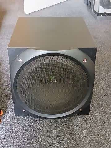 Logitech Z-5500 Digital Subwoofer, Gebruikt, Subwoofer, Logitech, Ophalen of Verzenden