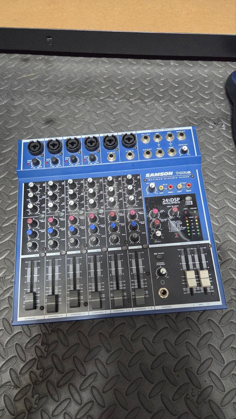 Samson MDR8 Mixer - Ongetest, Ophalen of Verzenden, Gebruikt, 5 tot 10 kanalen, Microfooningang