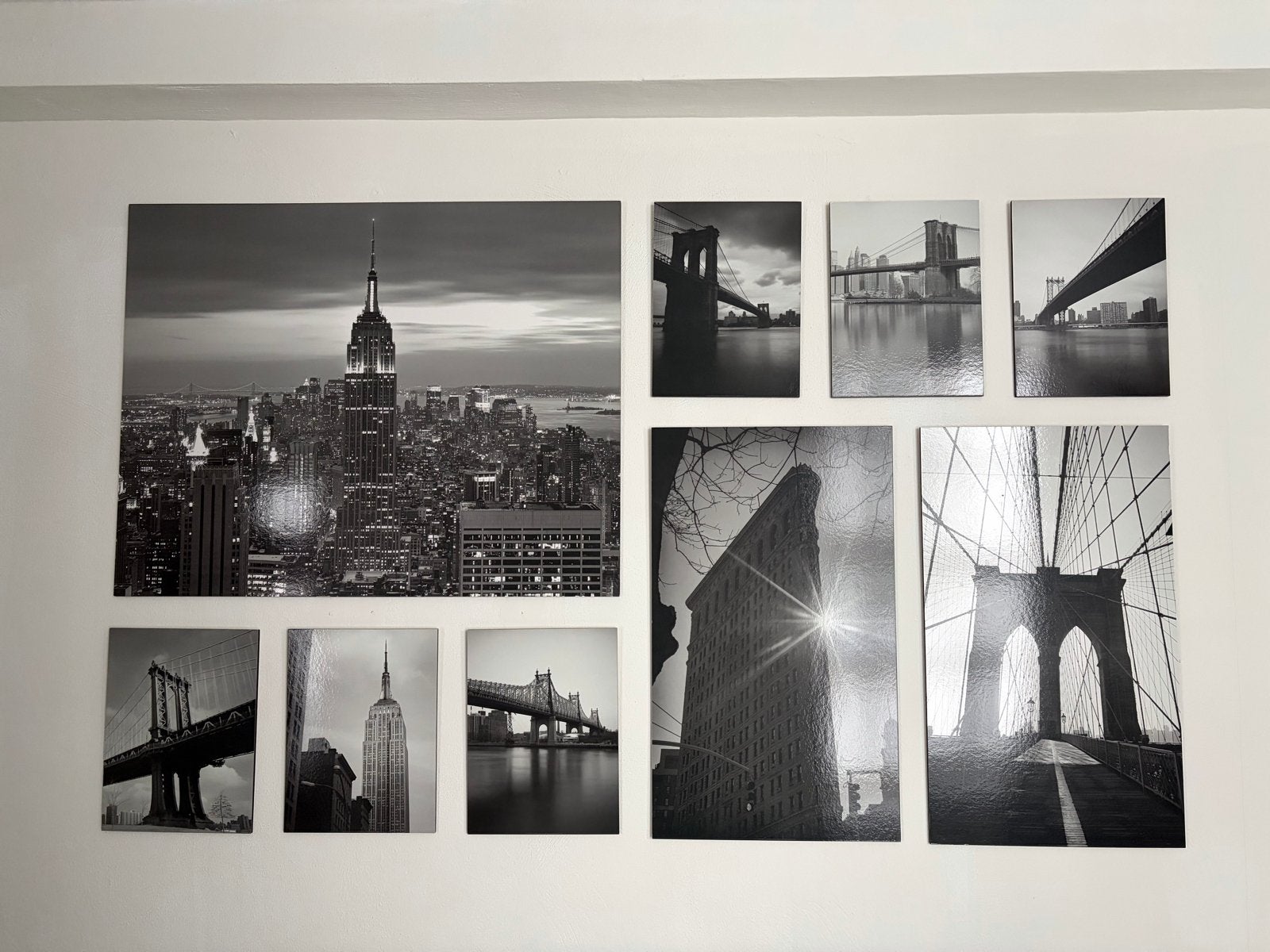 IKEA GRÖNBY New York wanddecoratie - 9 schilderijen, Ophalen, Zo goed als nieuw