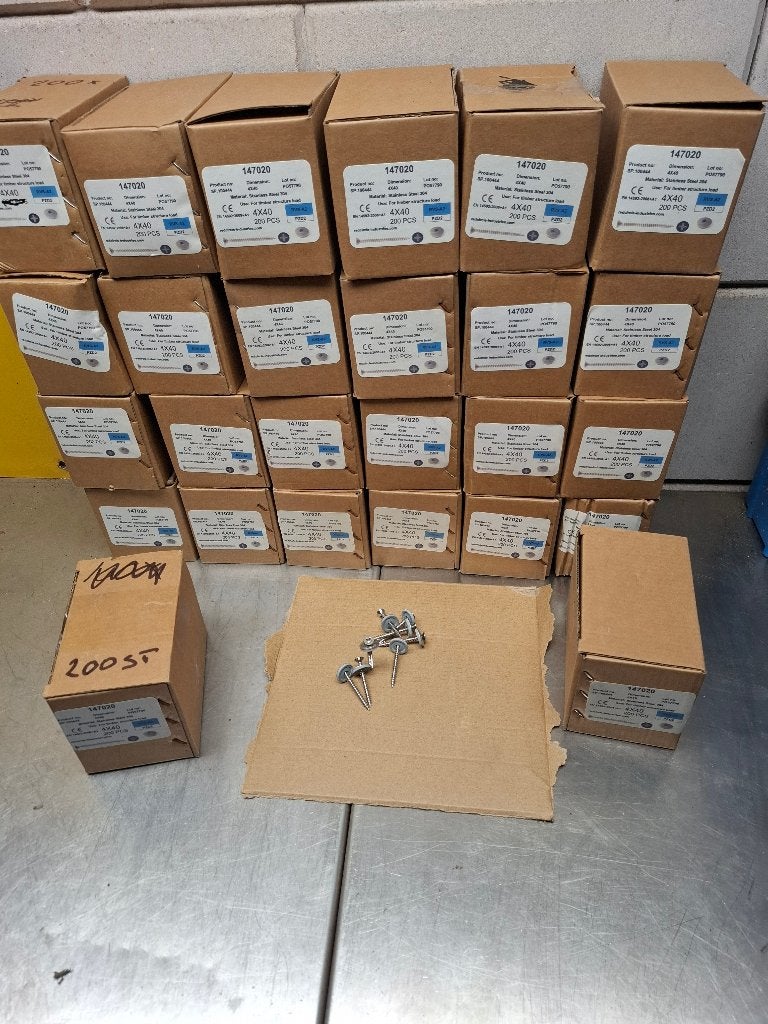 Dakschroeven rvs, Ophalen, Schroeven, Nieuw, Minder dan 50 mm