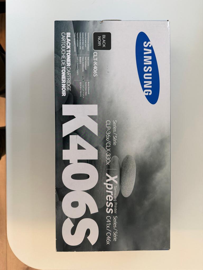 Samsung CLT-K406S Zwarte Toner Cartridge Nieuw, Ophalen of Verzenden, Nieuw, Toner
