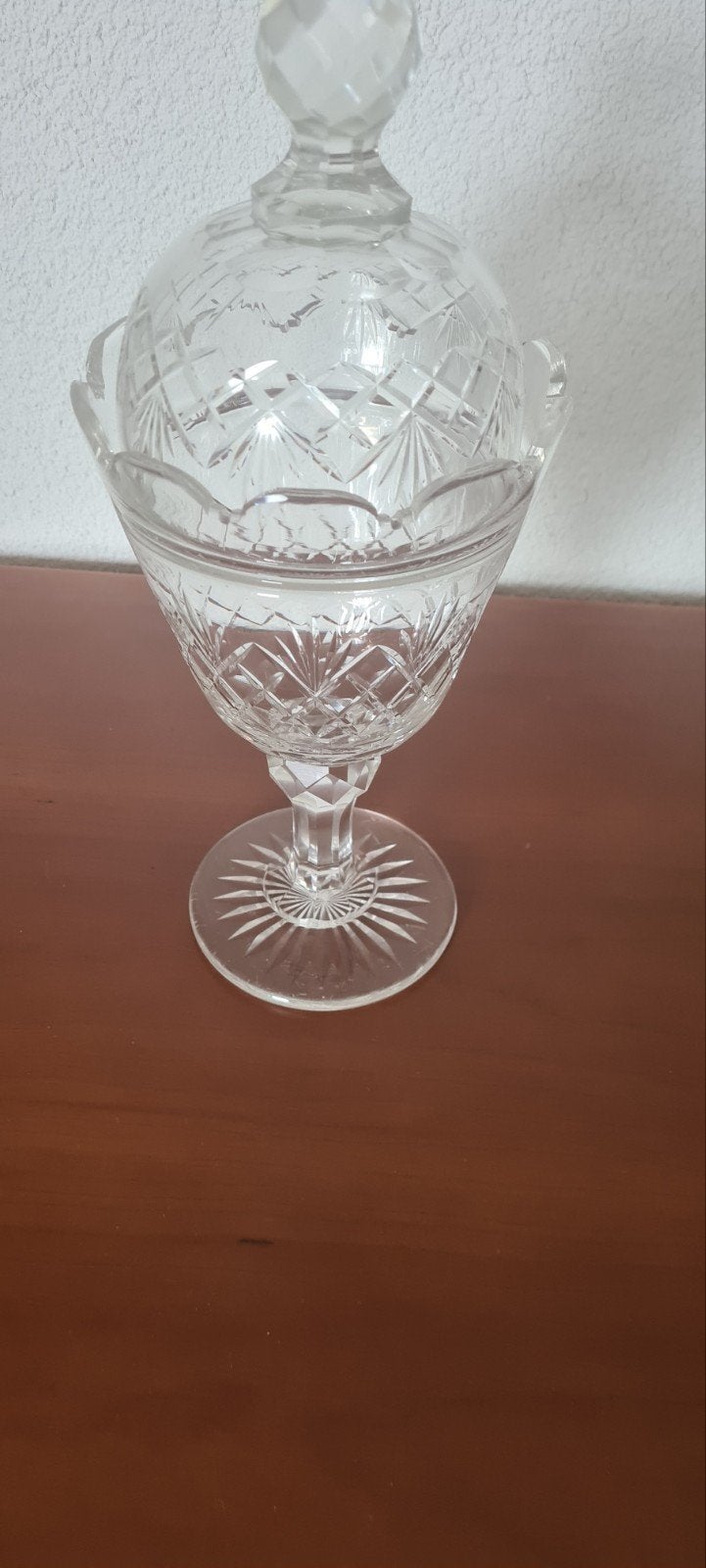 Kristallen Bonbonnière met Deksel - Elegant en Tijdloos, Antiek en Kunst, Ophalen