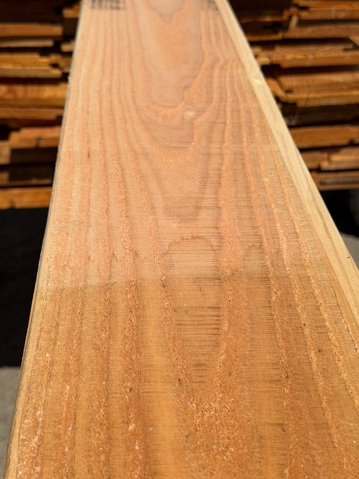 Douglas hout planken halfhouts dakbeschot dubbellips 18x190, Tuin en Terras, Palen, Balken en Planken, Ophalen, Zo goed als nieuw