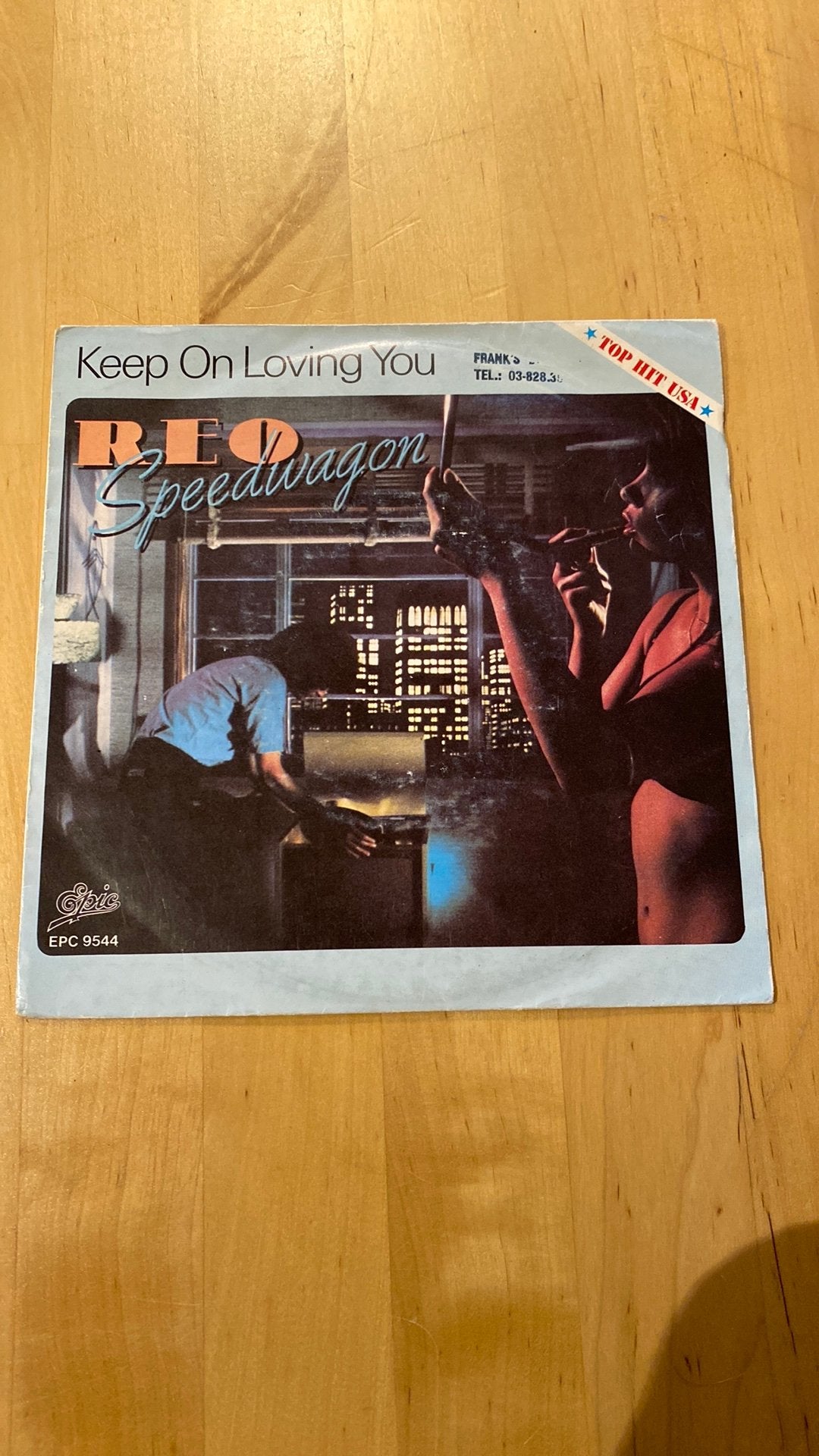 Vinyl single REO Speedwagon - Keep on loving you, Cd's en Dvd's, Ophalen of Verzenden, Zo goed als nieuw, Pop