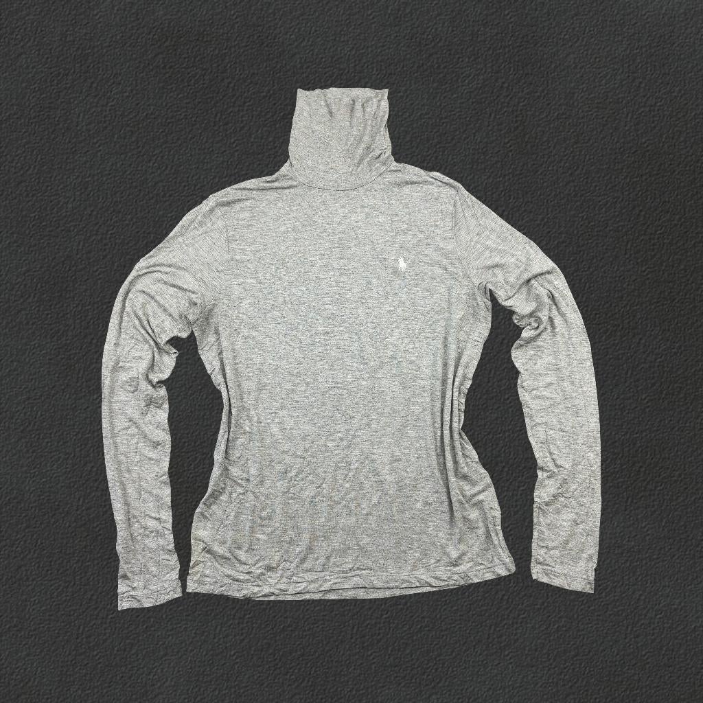 (1142) Grijze Ralph Lauren coltrui - Dames XL - Zeer goed, Maat 46/48 (XL) of groter, Ophalen of Verzenden, Zo goed als nieuw