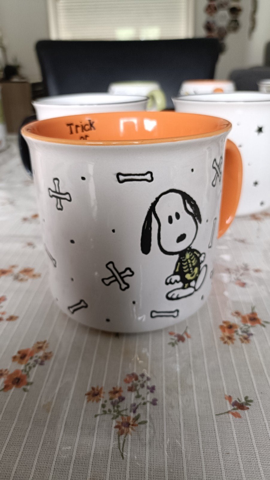 Snoopy Peanuts Mok XL Halloween Herfst, Huis en Inrichting, Keuken | Servies, Nieuw, Overige stijlen, Porselein, Mok