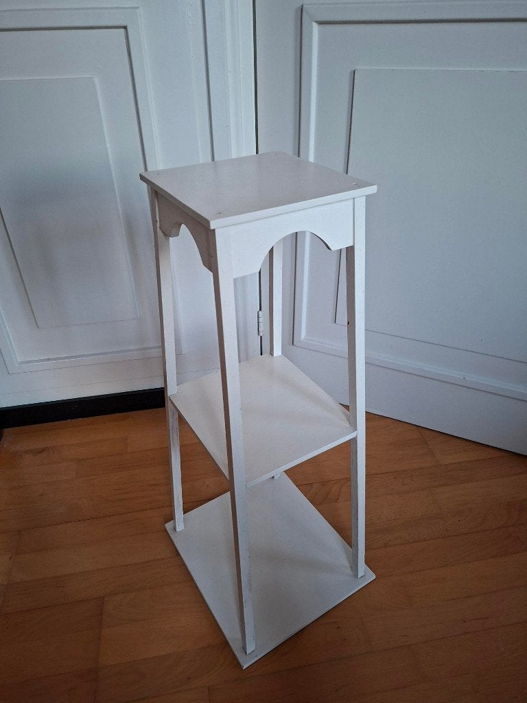 vintage plantentafel standaard pied de stalle brocante, Ophalen of Verzenden, Gebruikt