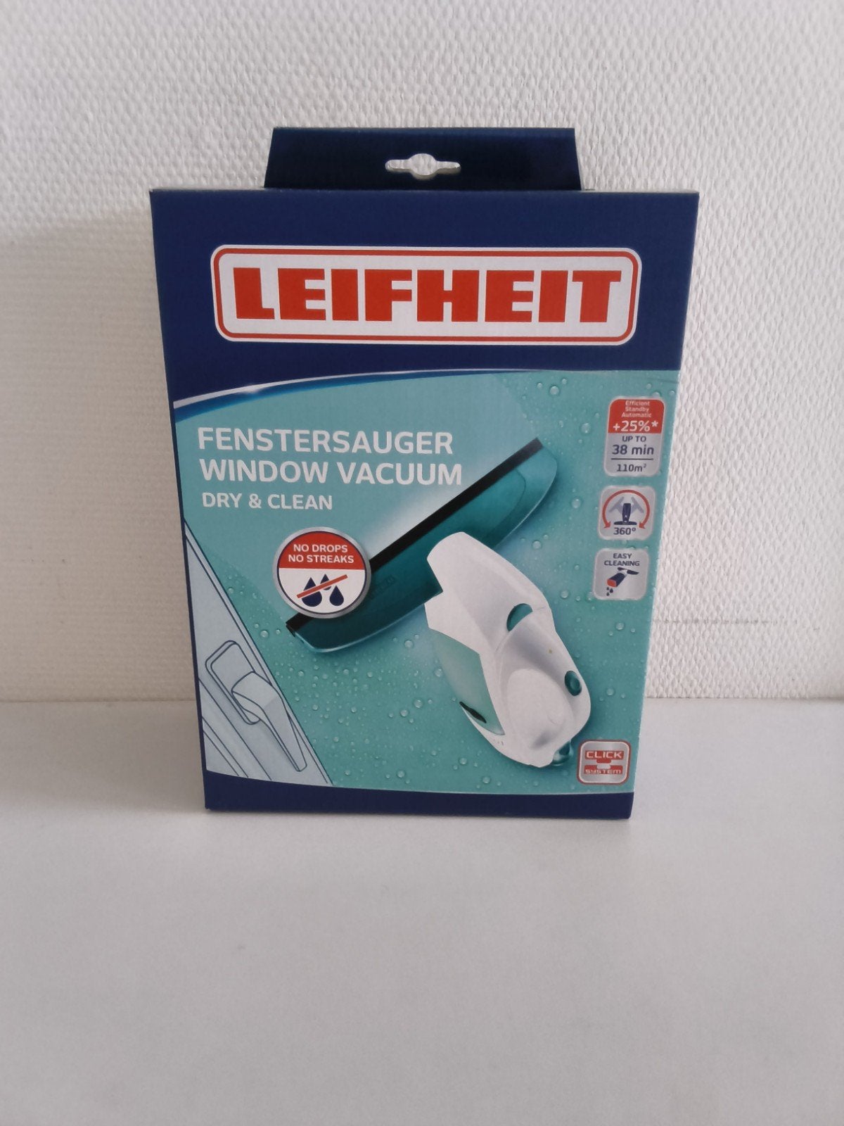 Leifheit Fenstersauger Window Vacuum Dry & Clean, Huis en Inrichting, Schoonmaakartikelen, Ophalen of Verzenden, Raamwisser of Trekker