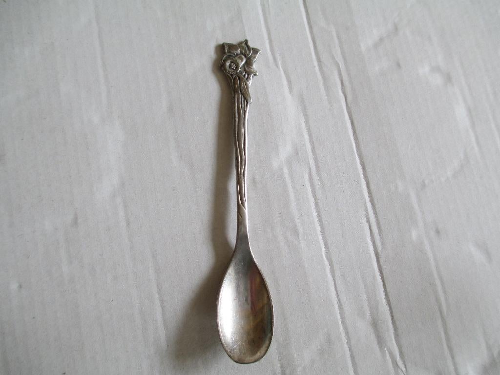 gero bloemenlepeltje narcis, Ophalen of Verzenden, Gebruikt, Rvs of Chroom