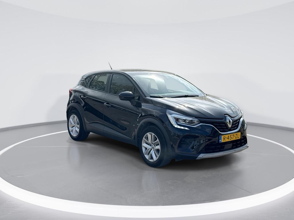 Renault Captur 1.0 TCe 90 evolution |KEYLESS|CARPLAY|LED|CLI, Stof, Gebruikt, 635 kg, Zwart