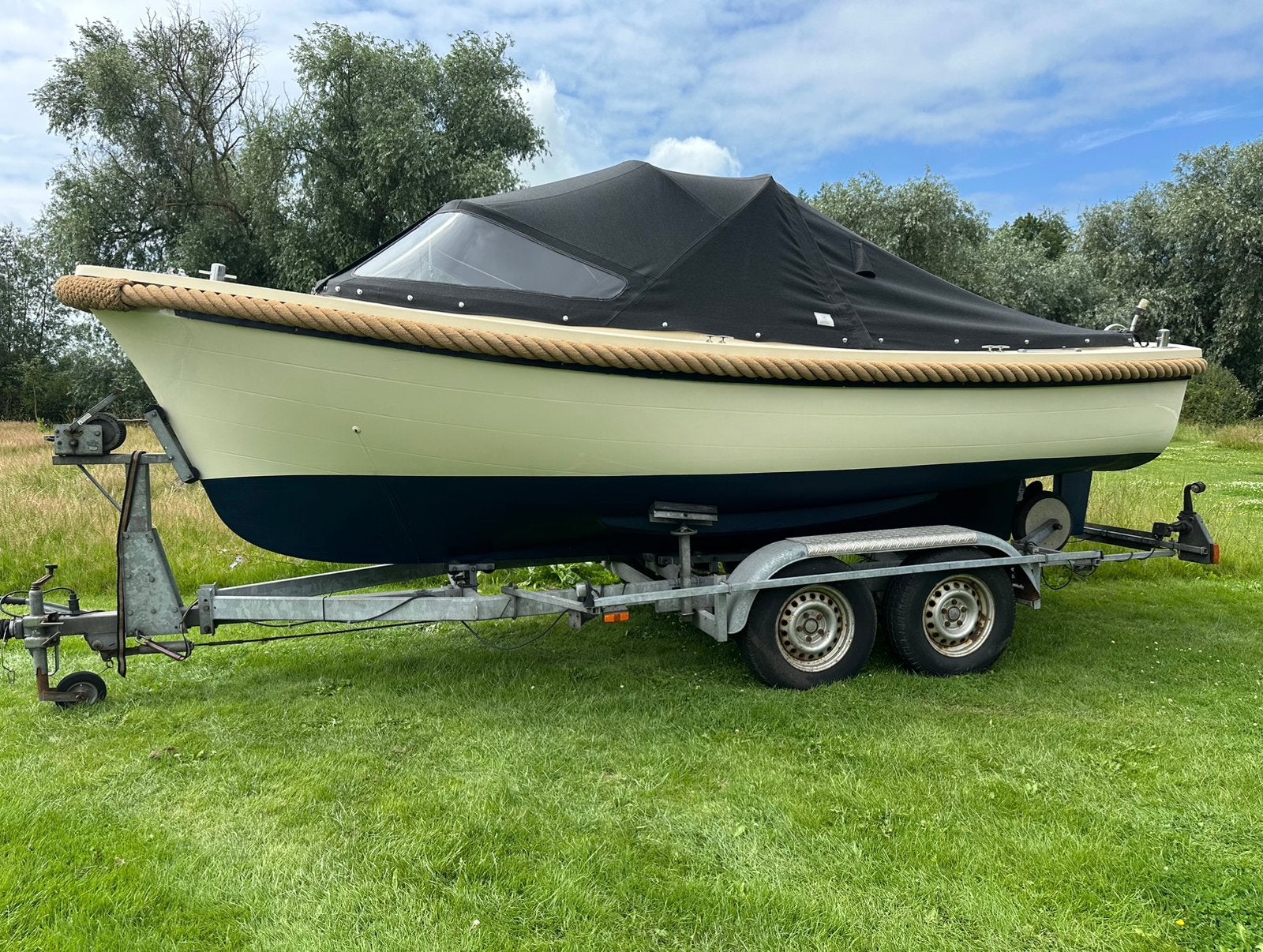 Pega boottrailer tandemasser, Watersport en Boten, Ophalen, Zo goed als nieuw, Minder dan 6 meter, Overige typen