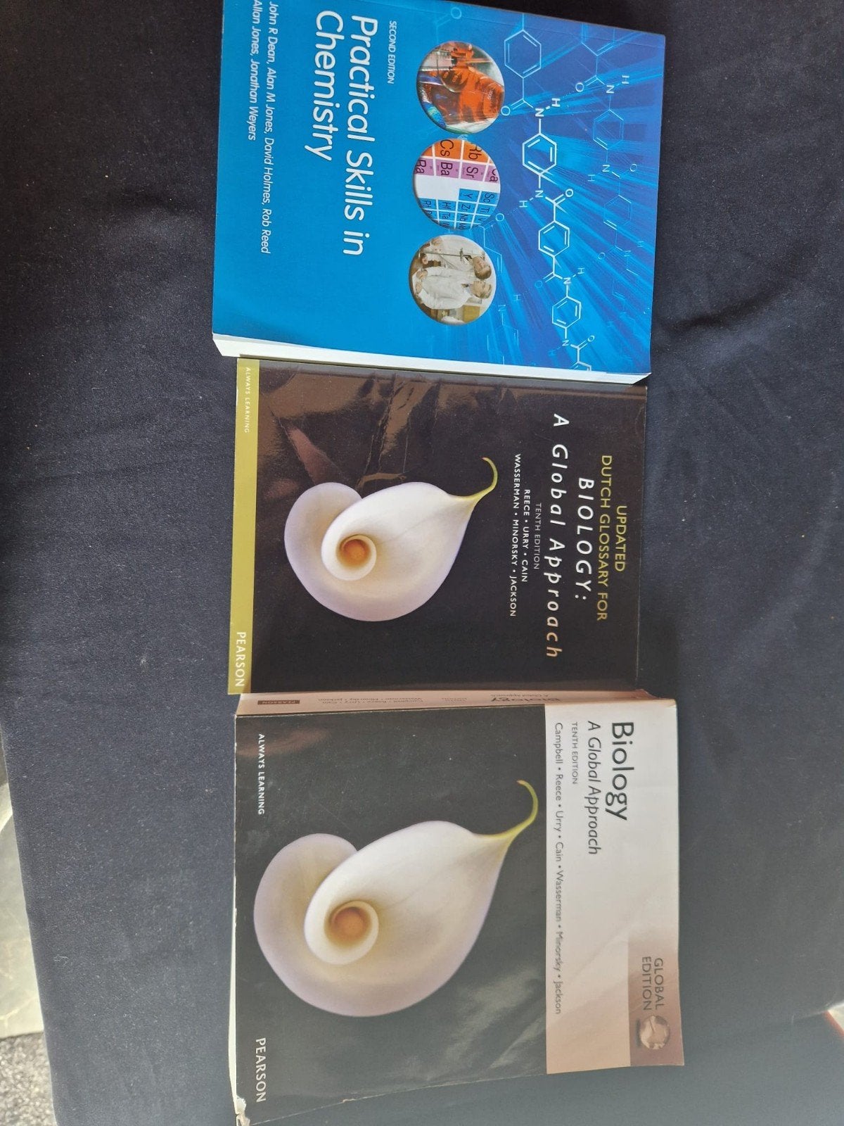 Biologie en Scheikunde Boeken - Pearson, HBO, Campbell, Reece, Urry, Cain, Wasserman, Minorsky, Jackson, Dean, Beta, Ophalen